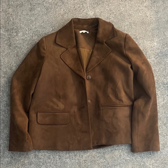 Tularosa Jackets & Blazers - Tularosa Brown Suede Jacket - XS